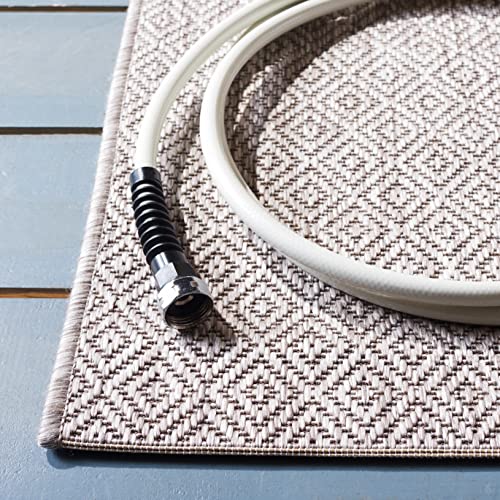 SAFAVIEH Courtyard Outdoor Runner Rug 2'3"x10', Beige & Beige CY8520-36311 - color: Beige, size: 2'3" x 10' (Runner)