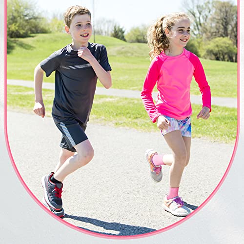 Haysandy 4 Pcs Kids Ankle Brace Support, Pink, 10-15 Years - color: Pink, size: 10-15 Years