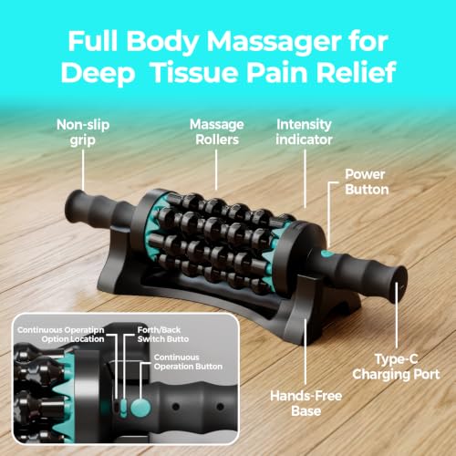 Electric Massage Roller 5 Speed, Deep Tissue Cellulite Massager