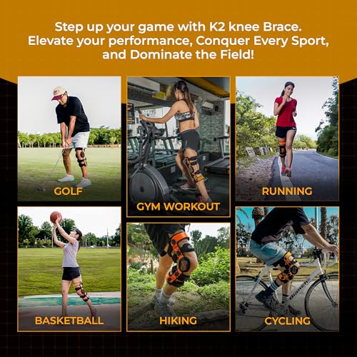 Z ONE Z1 K2 Comfortline Hinged Knee Brace for Men & Women – Knee Support for ACL, MCL, LCL, PCL, Ligament and Sports Injuries, Arthritis Pain, Meniscus Tear and Mild Osteoarthritis (S9) - style: S9