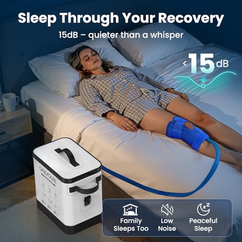 ONLYCARE Cold Therapy Ice Machine 2.0 w/Programmable Timer & Quiet Pump - color: Gray