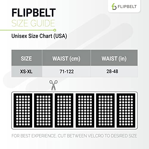 FlipBelt Zipper Running Belt, Waist Pack for Fitness and Running, US Company - color: Neon Yellow, size: One Size (Adjustable)