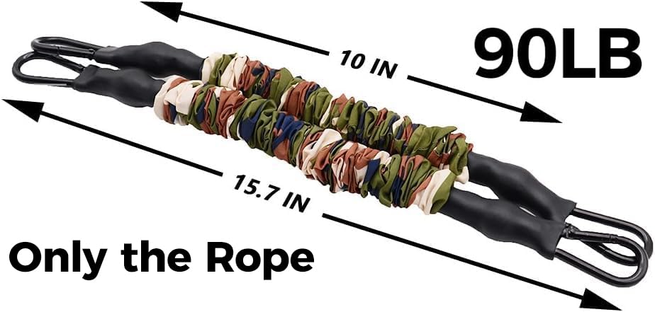 INNSTAR Vertical Jump Trainer for Volleyball Basketball Home Gym, Jump Machine Resistance Bands, Easy to Carry, Adjustable Jump Training Equipment - color: Rope 90Lbs