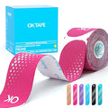 OK TAPE Synthetic Precut Kinesiology Tape for Protection, 2inx16.4ft 20PCS - color: Pink, size: 1 Rolls