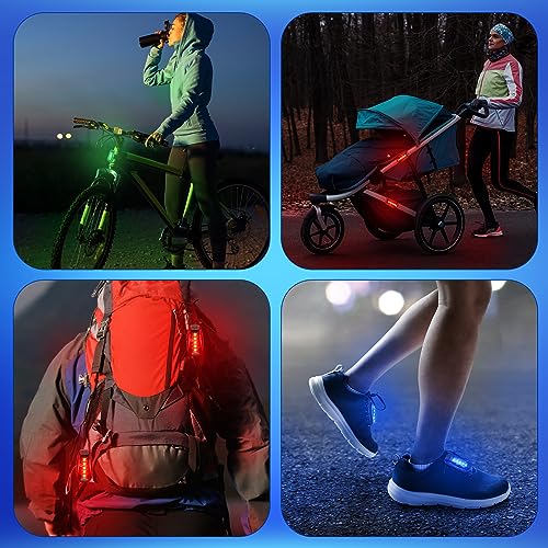 Copkim 30/60/100 Pcs LED Running Light Bulk - color: Red, Blue, Green