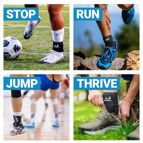 BioSkin Ankle Brace for Plantar Fasciitis, Tendonitis & Sprains TriLok - size: Large