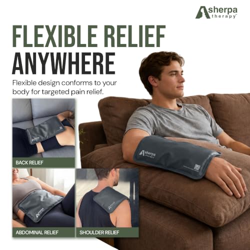 Flexible Hot and Cold Gel Pack Medium 8" x 12", 2 Pack - size: Medium (2 pack), style: Grey