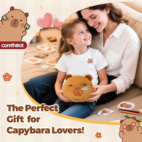 Capybara Microwave Heating Pad for Pain Relief, Moist Heat Pack - style: Capybara