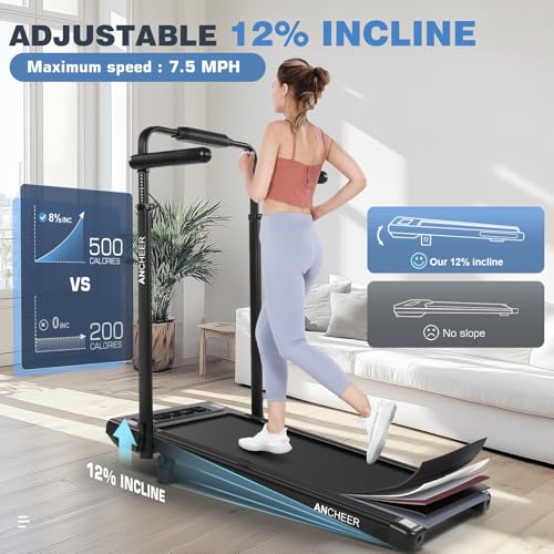 ANCHEER Treadmill - color: Black