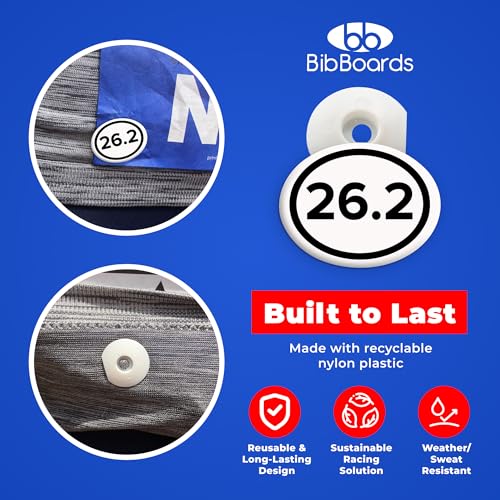 BibBoards bibSNAPS Race Bib Clips, 26.2, 4 Pack - color: 26.2