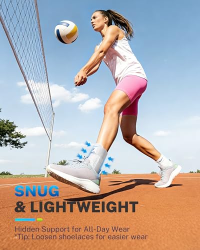 Ankle Brace for Men Women with Removable Side Splints Figure 8 Strap - color: White, size: M