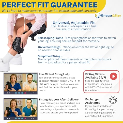 FlexTrack ROM Post Op Knee Brace, Locking Telescoping L1833