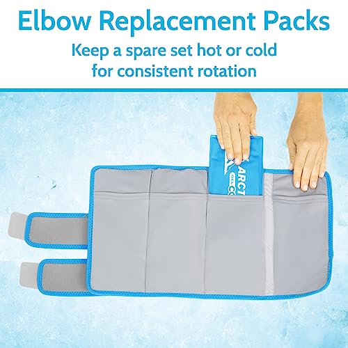 Arctic Flex Gel Replacement Packs - Ice Packs Reusable for Elbow Ice Brace - size: Elbow