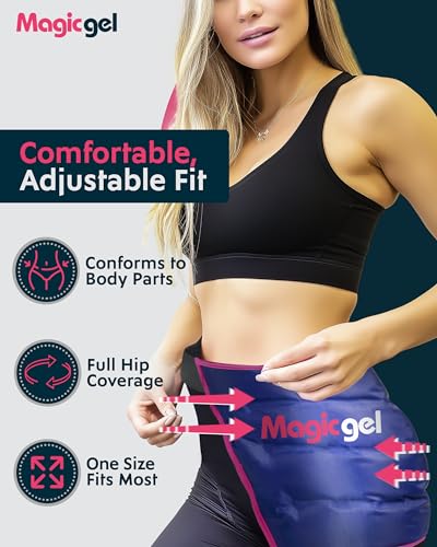 Magic Gel Hip Ice Pack Wrap - Reusable Cold Pack for Hip Bursitis, Hip Replacement Surgery and Hip Flexor Pain. Hip ice wrap for Inflammation, Swelling and Hip Pain Relief - style: Hip Ice Pack