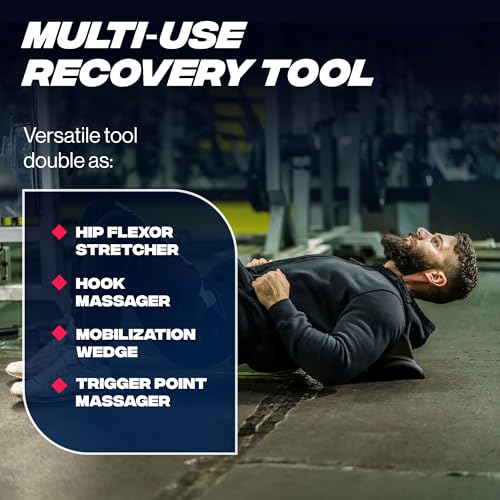 Optimized Athletics Psoas Release Tool I Stretching Tool and Deep Tissue Relief I Hip Hook & Hip Flexor Release I Mitigate Soreness of Hip Flexor & Psoas Muscle