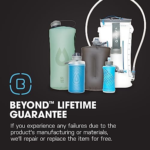 HydraPak Flux Collapsible Backpacking Water Bottle (750ml, 1L, 1.5L) - color: Tahoe Blue, style: 750ml/25oz