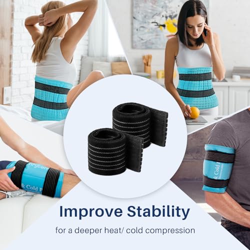Comfytemp Ice Pack Strap, Stretchable, Reusable, 27.6 x 2 in, 1pc - size: 27.6 x 2 in