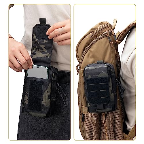 EXCELLENT ELITE SPANKER Tactical EDC Pouch Molle Utility Pouch Phone Pouch - color: Multicam Black