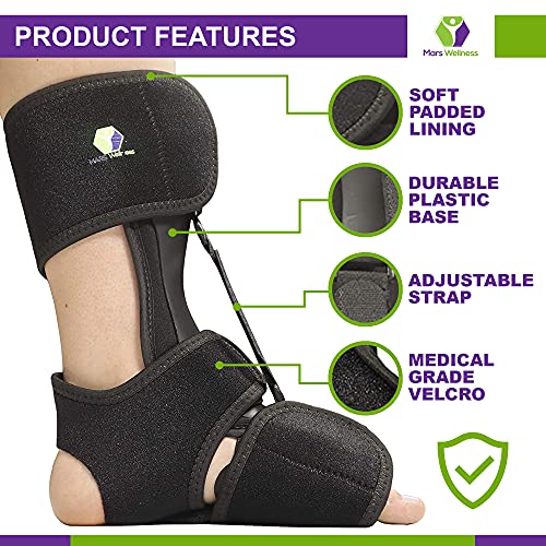 Comfort Dorsal Night Splint - For Plantar Fasciitis, Achilles Tendinitis - size: Large (Pack of 1)
