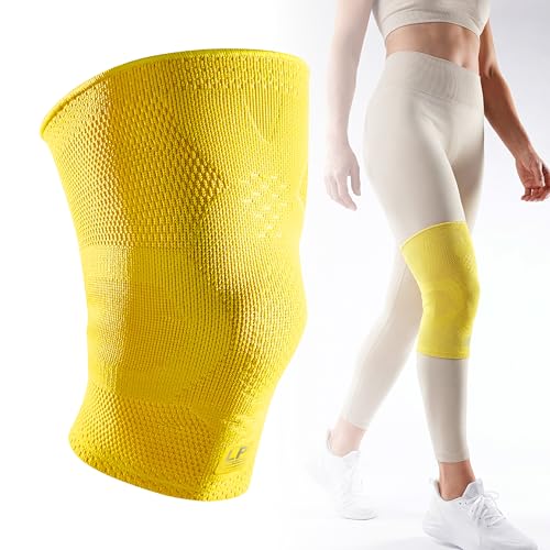 LP 176XT Target Compression Knee Sleeve for Injury Recovery, Men & Women - color: Yellow, size: S