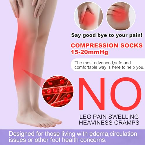 Jspupifip 6 Pairs Compression Socks with Grips for Running Yoga - color: Black White Gray Pink Purple Blue, size: Small-Medium