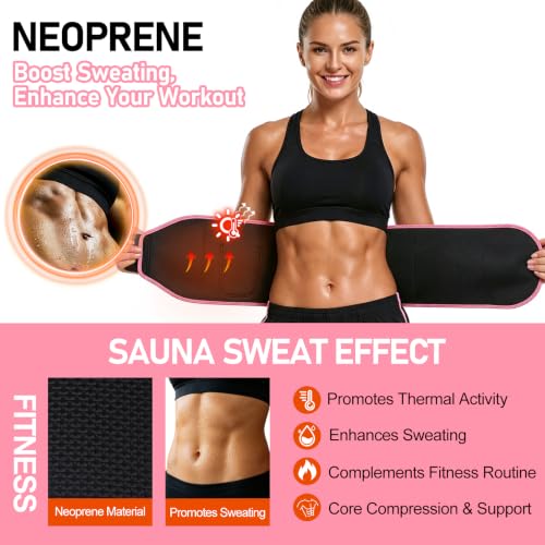 bluetears Waist Trainer for Women, Neoprene Waist Trimmer for Belly Workout