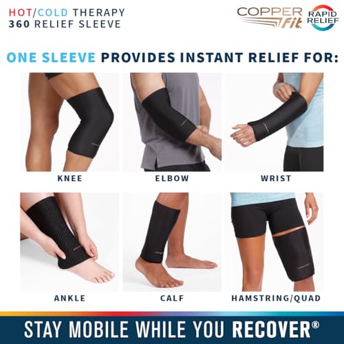 Copper Fit 360 Freeze Compression Sleeve (Small/Medium) - size: Small/Medium