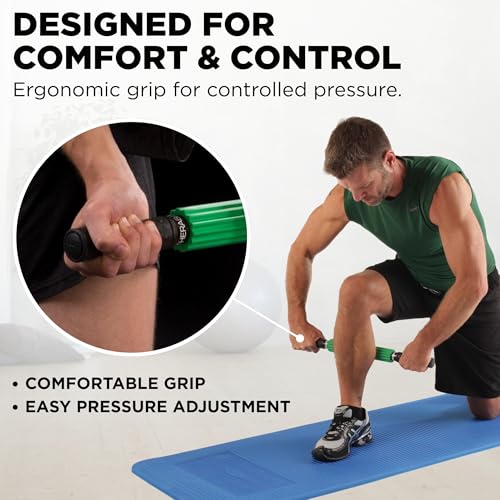 THERABAND Roller Massager, Muscle Massage Tool, Fascia Release, Back, 21" - style: Standard