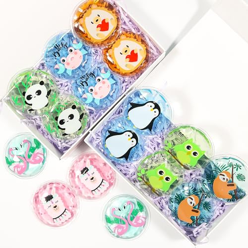 Hot and Cold Eye Pads, Reusable Eye Patches - color: Crabs+pandas