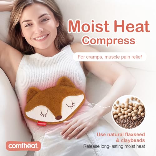 Fox Microwave Heating Pad for Pain Relief, Unscented Heat Pack - style: Fox