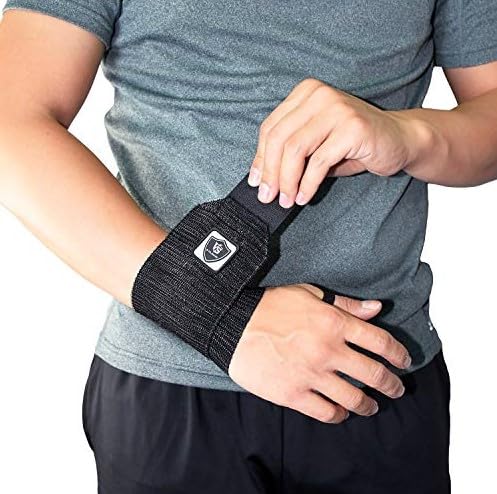 Vital Salveo- Adjustable both hands design Wrist Straps, Wrist Brace Support, Elastic Breathable for Wrist Sprain, Tendonitis, Tennis, Sports Men, Women (Pair) /3"* 18" - size: Wrist 3"*18"(Pair)