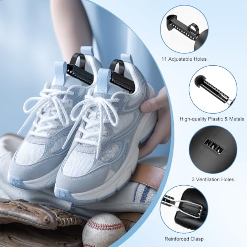VZZNN 16 Pairs Plastic Shoe Stretcher Men, Adjustable Shoe Trees