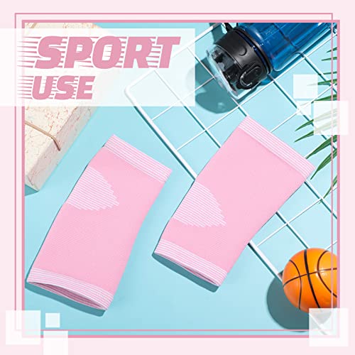 Tarpop 3 Pair Girls Ankle Brace Compression Sleeves, Pink, Small - color: Pink, size: Small