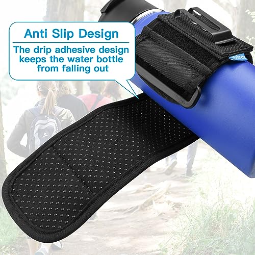 Xxerciz Water Bottle Carrier Holder with Belt Clip, Tumbler Carrier Sleeve for 12-30Oz Mineral Bottle Beverage Bottle and Other Small Water Bottles on Outdoor Walking Traveling