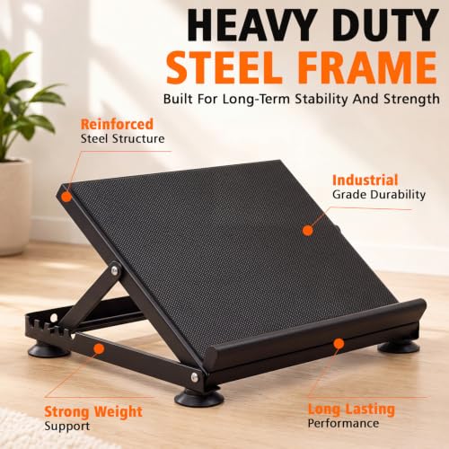 Steel Adjustable Slant Board with Suction Base for Calf Ankle Stretching