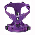 TRUE LOVE Adjustable No-Pull Dog Harness Reflective Vest, Purple, XS - color: Purple, size: XS