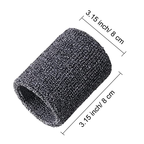 WILLBOND Wrist Sweatbands - color: Black and White