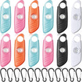 Relaxweex 12 Pcs Personal Safety Alarm for Women with LED Strobe Light and 12 pcs Keychain 130DB Loud Sound Personal Siren Emergency Self Defense Alarm Keychain Safety Devices for Women Men Elderly