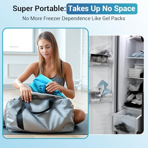 Comfytemp Knee Ice Pack Wrap, Wearable Ice Bags for Injuries Reusable