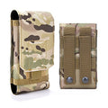 Universal Tactical MOLLE Holster Army Mobile Phone Belt Pouch EDC Security Pack Carry Accessory Kit Waist Bag Case Compatible iPhone 13 Pro X XS Max XR 7 8 6/6s Plus for Samsung Galaxy S10 S9 S8 Plus - color: #E (Big)