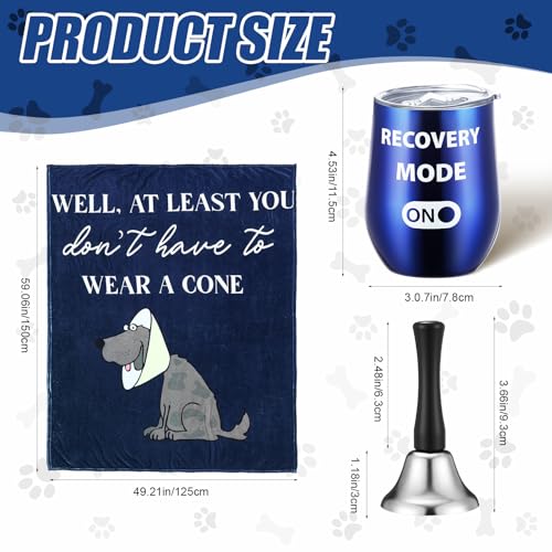 Frienda 4 Pcs Get Well Soon Gift for Men - color: Blue
