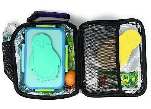 Healthy Packers Ice Packs for Kids Lunch Box, Slim Reusable 3-Pack Penguins - color: White