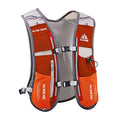 AONIJIE Running Vest Hydration Backpack 5L Unisex Trail Water Lightweight - color: Orange and No Water Bladder