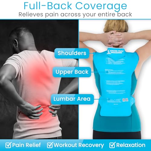 Artic Flex Large Ice Pack for Back - Full Back Ice Pack Wrap for Pain