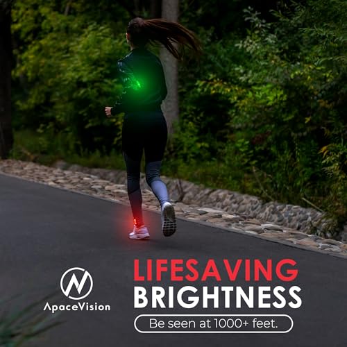 LED Safety Light (2 Pack) with Bonus Items – Clip On Strobe/Running Lights for Runners, Dogs, Bikes, Walking and More - color: Mixed