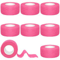 Tindobewan Self Adhesive Bandage Wrap, 1 Inch 8 Rolls Pink - color: Pink, size: 1 Inch