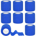 Tindobewan Self Adhesive Bandage Wrap, 2 Inches 8 Rolls Blue - color: Blue, size: 2 Inch