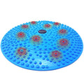 Daiwa Felicity Foot Massager Mat - Reflexology Mat with Magnetic Therapy Acupressure Disc - Ergonomic Acupressure Mat for Feet Relaxation, Pressure Point Pad - (Blue) - color: Blue