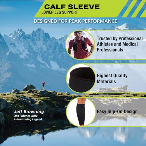 Pro-Tec Athletics Calf Sleeve (Black, Small) - size: Small