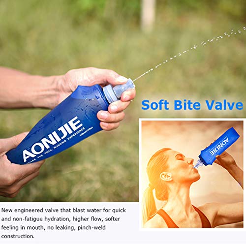 AONIJIE Soft Water Bottle, 2 Pack, 500ml - color: 2 Pcs - 500ml